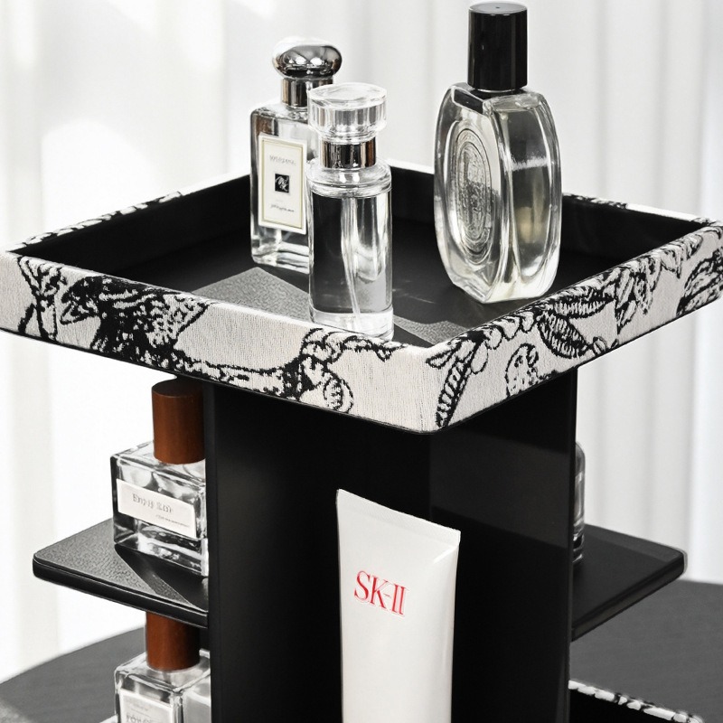 360 °   回転式のコスメ収納オーガナイザー。多層構造で - Luxury Skincare Tools のレビューと価格