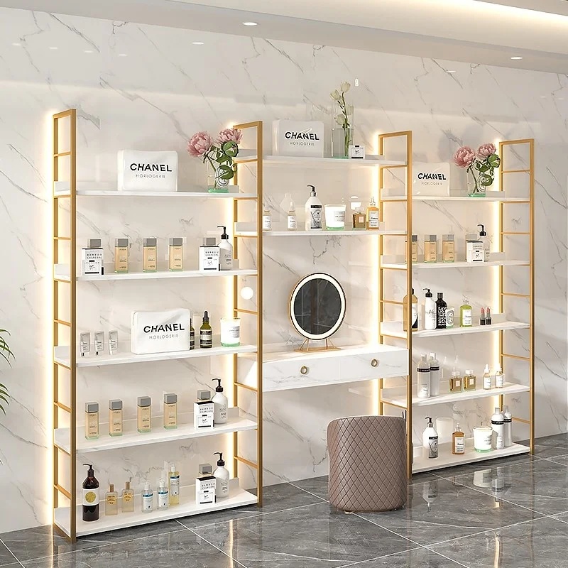 高級感あふれる小売店向け、高品質なスキンケア製品の展示用キャ - Luxury Skincare Shop のレビューと価格