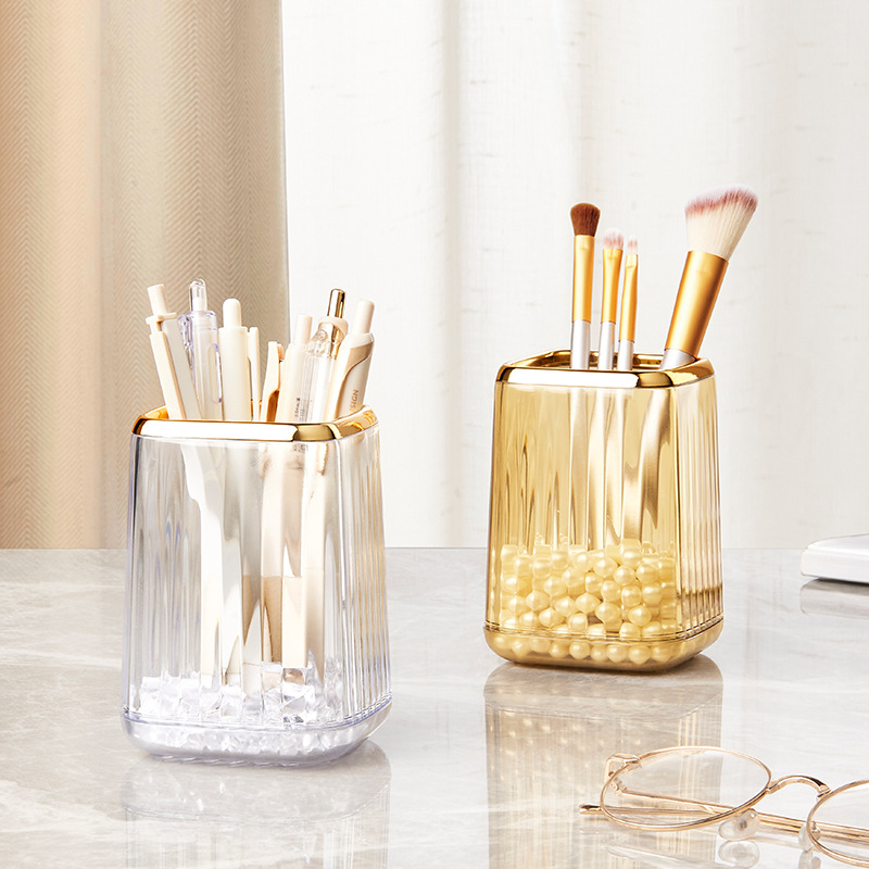 デスクトップコスメブラシ収納ボックス メイクアップオーガナイ - Luxury Skincare And Makeup Brands のレビューと価格