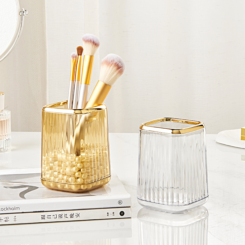 デスクトップコスメブラシ収納ボックス メイクアップオーガナイ - Luxury Skincare And Makeup Brands のレビューと価格